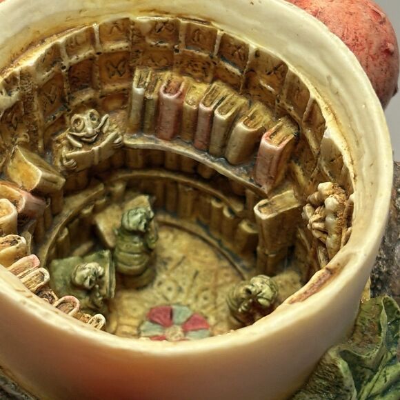 Harmony Garden Mushroom Royal Watch  1998 vintage figurine Lord Byron - Picture 10 of 14